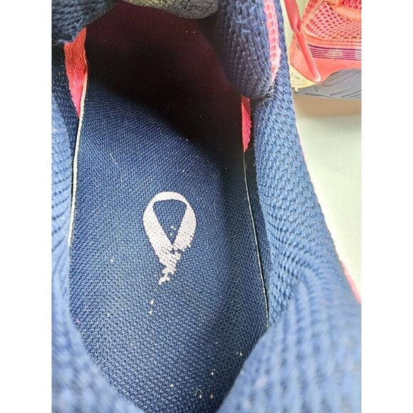 Asics Size 10 Womens GT-1000 Pink Breast Cancer Embroidered Logo Duomax Sneakers - Picture 10 of 16